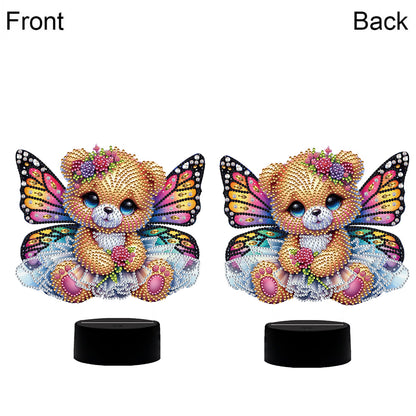 Butterfly Animal Diamond Painting Night Light Diamond Art Lamp Home Decoration