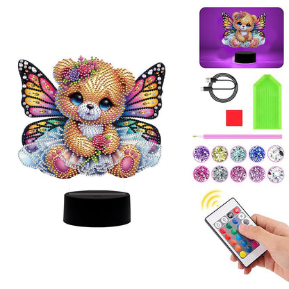 Butterfly Animal Diamond Painting Night Light Diamond Art Lamp Home Decoration