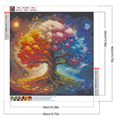 Diamond Painting - Full Round - Tree Of Life (40*40CM)