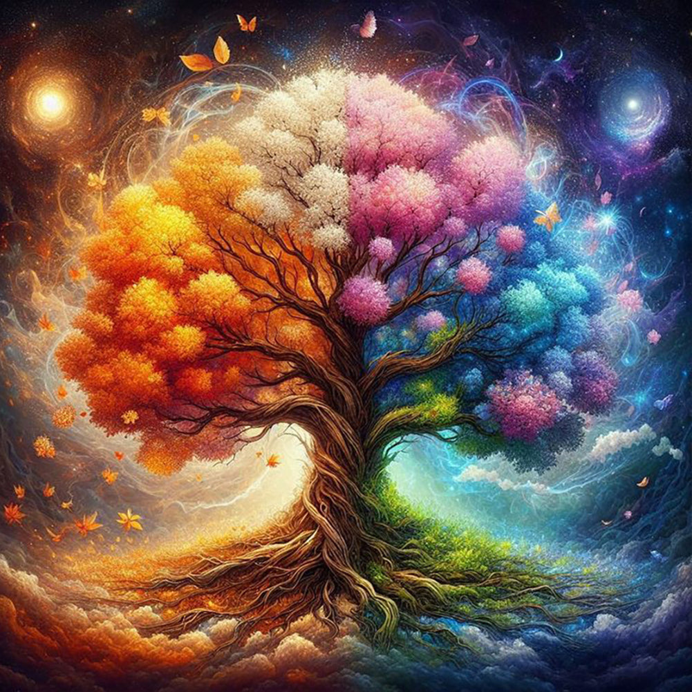 Diamond Painting - Full Round - Tree Of Life (40*40CM)