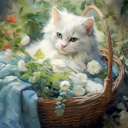 Diamond Painting - Full Round - Cat (40*40CM)