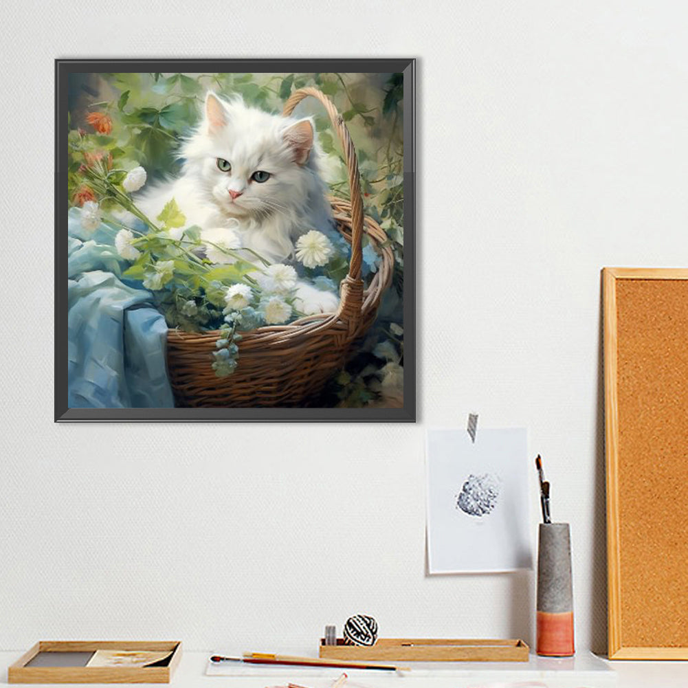 Diamond Painting - Full Round - Cat (40*40CM)