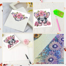 Load image into Gallery viewer, 6pcs Diamond Art Cards DIY Diamond Painting Gift Card Diamond Art Greeting Cards
