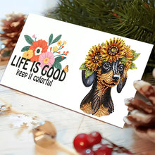 Load image into Gallery viewer, 6pcs Diamond Art Cards DIY Diamond Painting Gift Card Diamond Art Greeting Cards
