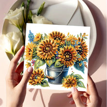 Load image into Gallery viewer, 6pcs Diamond Art Cards DIY Diamond Painting Gift Card Diamond Art Greeting Cards
