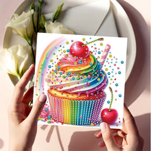 Load image into Gallery viewer, 6pcs Diamond Art Cards DIY Diamond Painting Gift Card Diamond Art Greeting Cards
