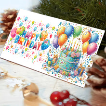 Load image into Gallery viewer, 6pcs Diamond Art Cards DIY Diamond Painting Gift Card Diamond Art Greeting Cards
