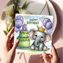 Load image into Gallery viewer, 6pcs Diamond Art Cards DIY Diamond Painting Gift Card Diamond Art Greeting Cards
