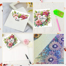 Load image into Gallery viewer, 6pcs Diamond Art Cards DIY Diamond Painting Gift Card Diamond Art Greeting Cards
