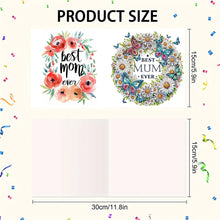 Load image into Gallery viewer, 6pcs Diamond Art Cards DIY Diamond Painting Gift Card Diamond Art Greeting Cards
