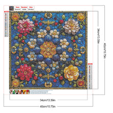 Load image into Gallery viewer, Diamond Painting - Full Round - Glass Style Flowers (40*40CM)
