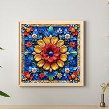 Load image into Gallery viewer, Diamond Painting - Full Round - Glass Style Flowers (40*40CM)
