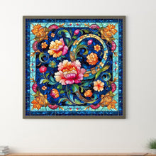 Load image into Gallery viewer, Diamond Painting - Full Round - Glass Style Flowers (40*40CM)
