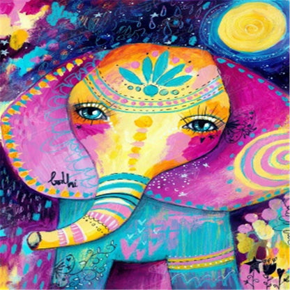 Diamond Painting - Full Square - Elephant (30*40CM)