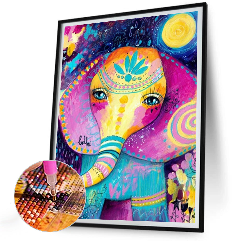 Diamond Painting - Full Square - Elephant (30*40CM)