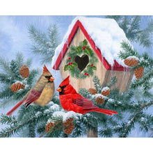 Load image into Gallery viewer, Diamond Painting - Full Square - Winter Cardinal (50*40CM)
