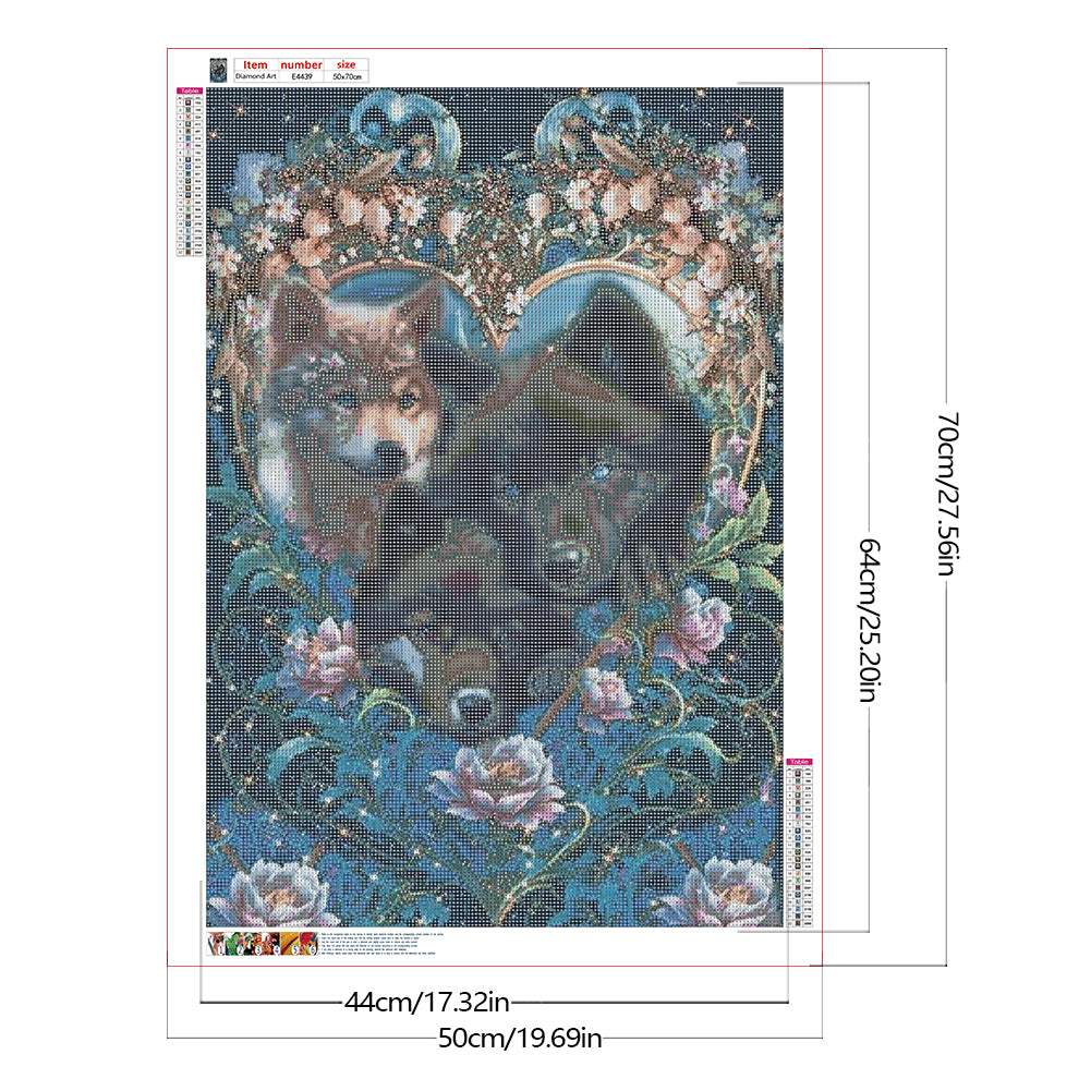 Diamond Painting - Full Round - Wolf (50*70CM)