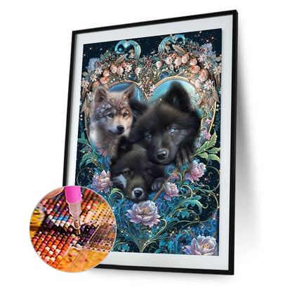 Diamond Painting - Full Round - Wolf (50*70CM)