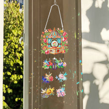 Load image into Gallery viewer, Wind Chime Diamond Painting Hanging Pendant Crystal Hanging Home Wall Decor
