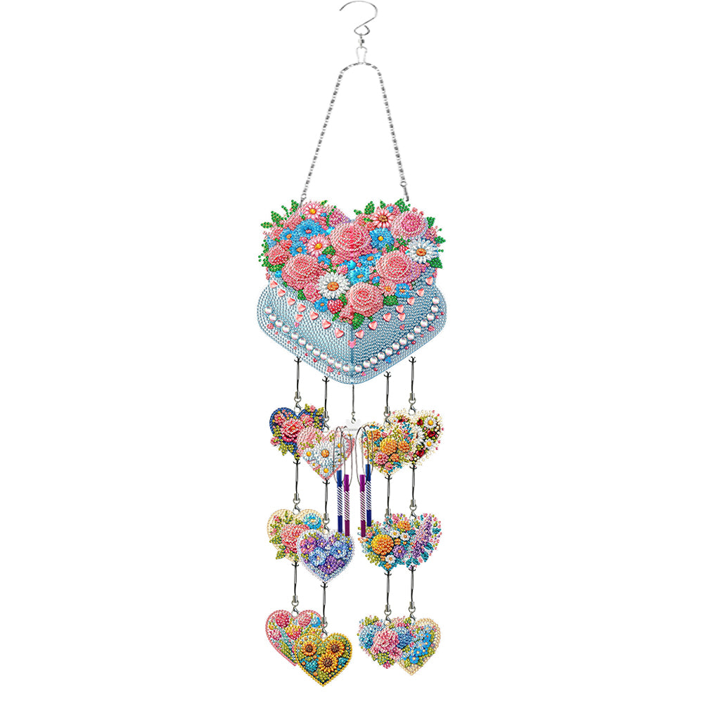 Wind Chime Diamond Painting Hanging Pendant Crystal Hanging Home Wall Decor