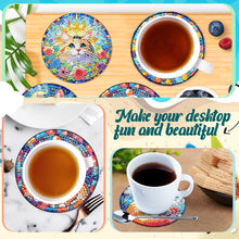 Load image into Gallery viewer, 6pcs Cat DIY Diamond Painting Coasters Kits with Holder for Adult Beginner
