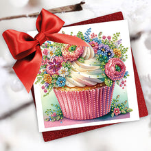 Load image into Gallery viewer, 6pcs DIY Diamond Art Greeting Cards 5D Rhinestone Arts Greetings Birthday Card

