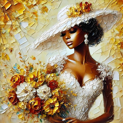 Diamond Painting - Full Round - Lady (40*40CM)