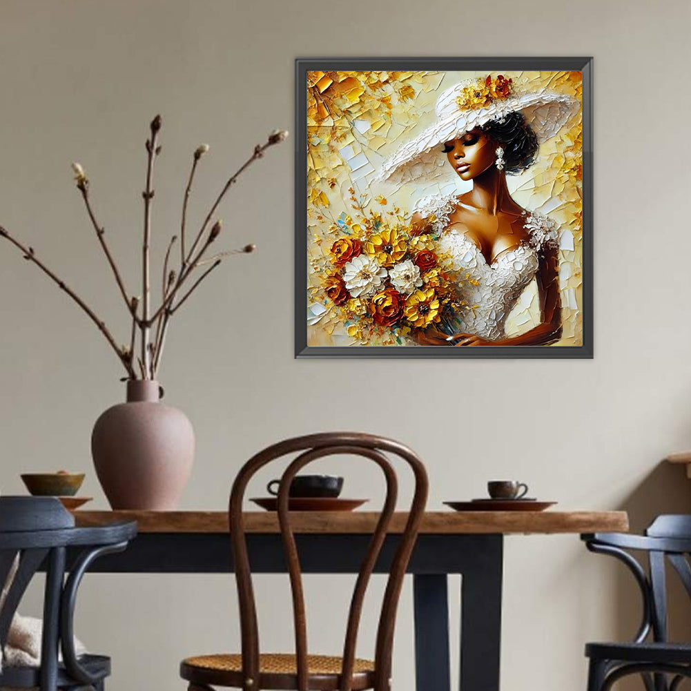 Diamond Painting - Full Round - Lady (40*40CM)