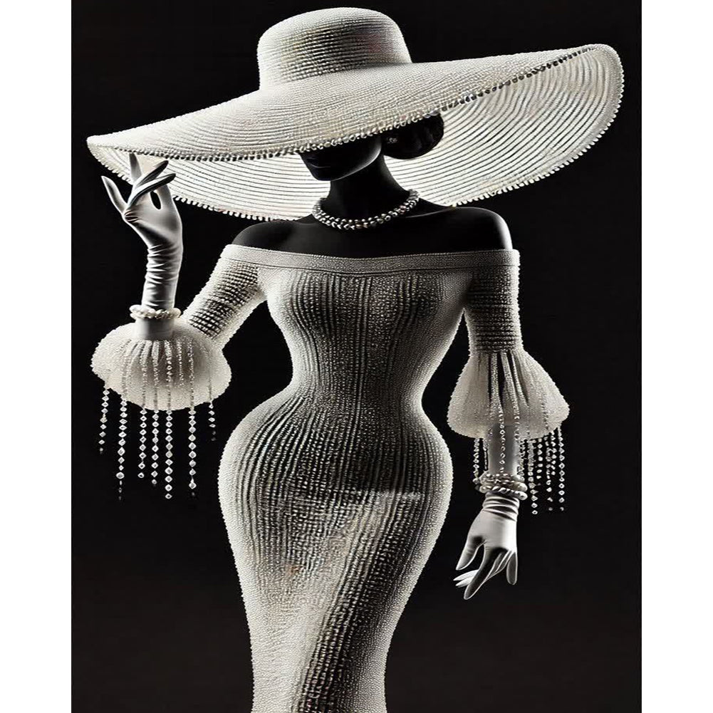Diamond Painting - Full Round - Lady (40*50CM)