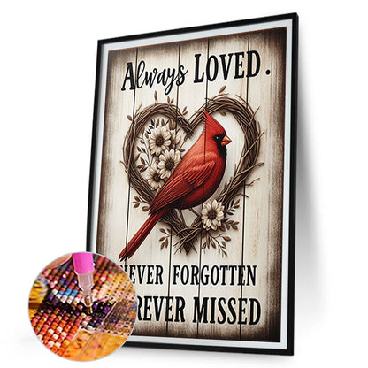 Diamond Painting - Full Round - Love Cardinal (30*45CM)