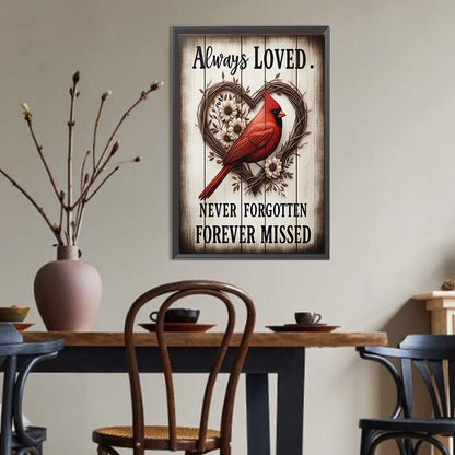 Diamond Painting - Full Round - Love Cardinal (30*45CM)