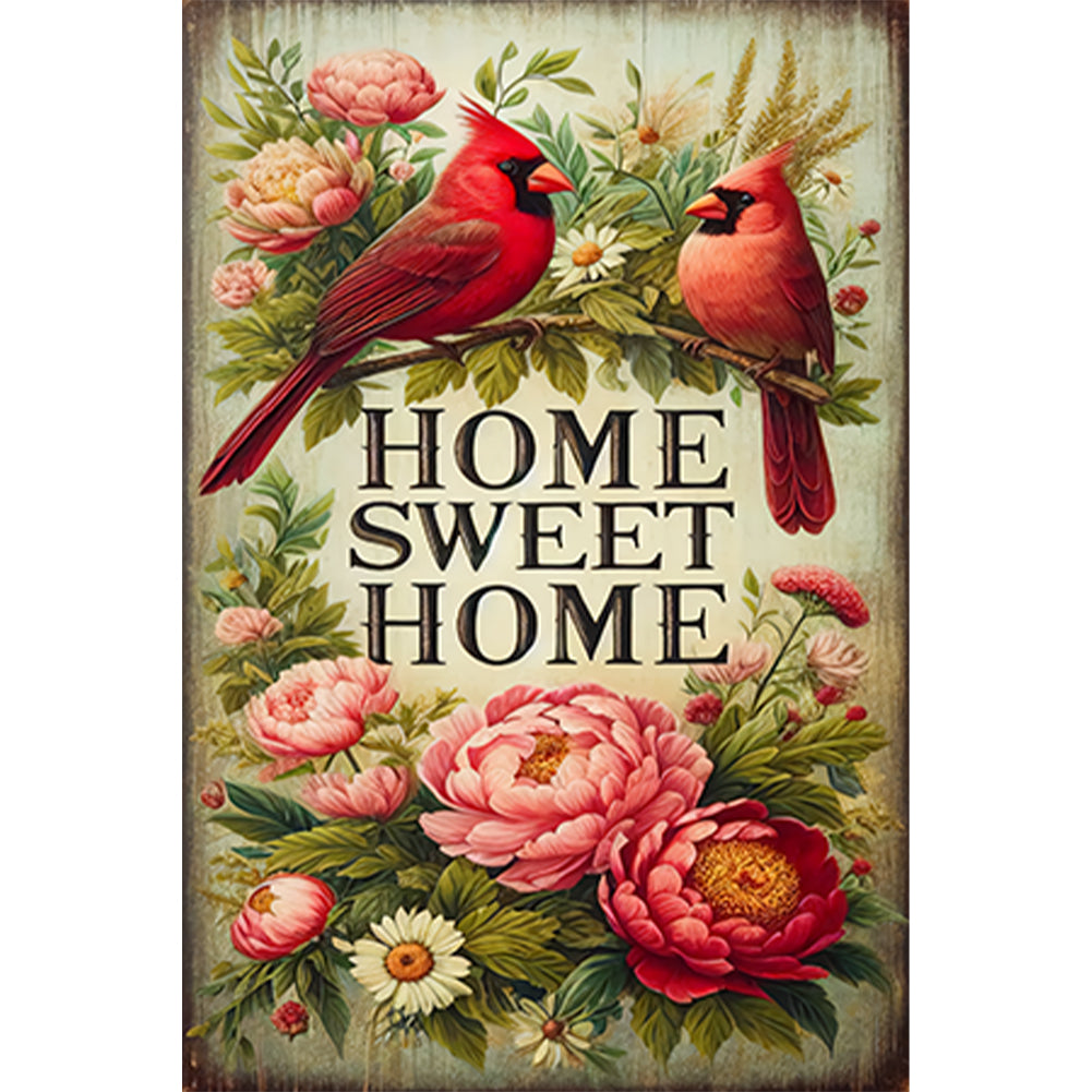 Diamond Painting - Full Round - Family Cardinal (30*45CM)