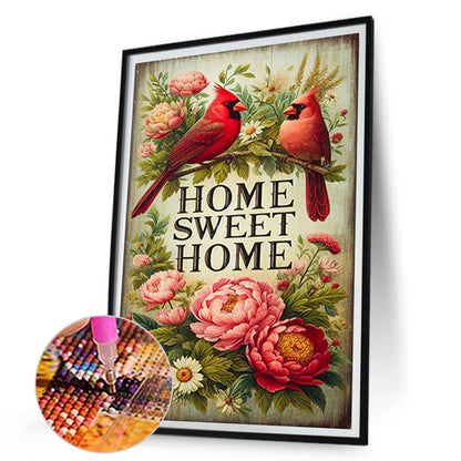 Diamond Painting - Full Round - Family Cardinal (30*45CM)