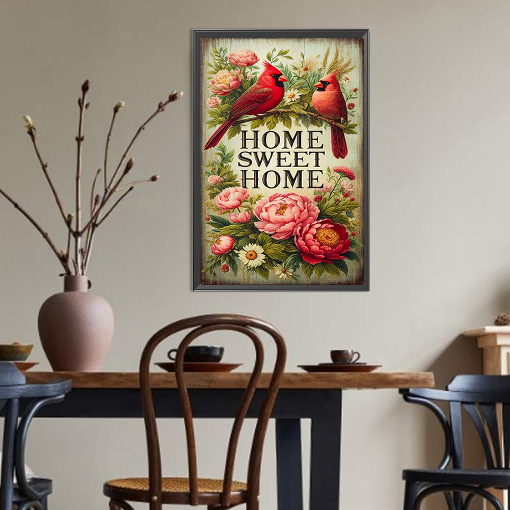Diamond Painting - Full Round - Family Cardinal (30*45CM)