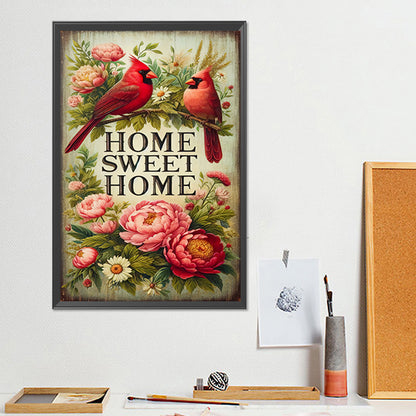 Diamond Painting - Full Round - Family Cardinal (30*45CM)