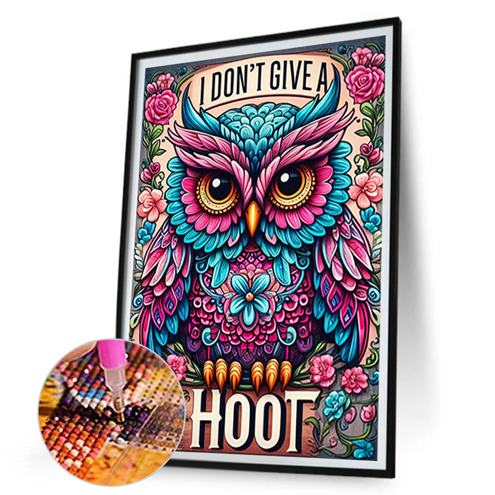 Diamond Painting - Full Round - Owl (30*45CM)