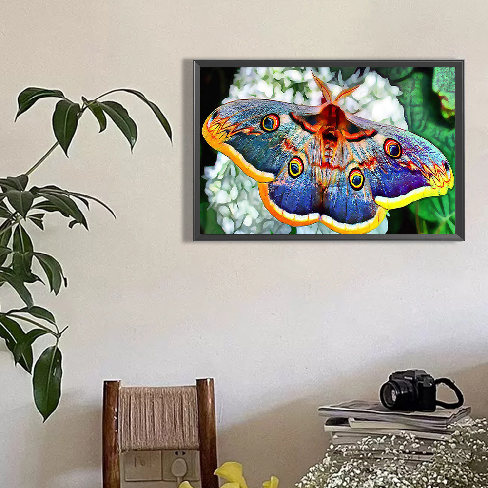 Diamond Painting - Full Round - Moths (50*30CM)