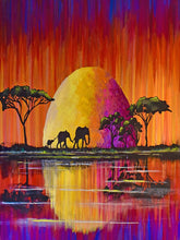 Load image into Gallery viewer, Diamond Painting - Full Round - Elephant (40*50CM)
