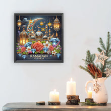 Load image into Gallery viewer, Diamond Painting - Partial Special Shaped - Ramadan Castle Crescent Moon (30*30CM)

