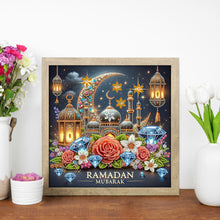 Load image into Gallery viewer, Diamond Painting - Partial Special Shaped - Ramadan Castle Crescent Moon (30*30CM)
