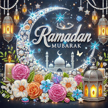 Load image into Gallery viewer, Diamond Painting - Partial Special Shaped - Ramadan Flower Castle (30*30CM)
