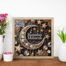 Load image into Gallery viewer, Diamond Painting - Partial Special Shaped - Ramadan Crescent Moon Stars (30*30CM)

