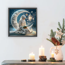 Load image into Gallery viewer, Diamond Painting - Partial Special Shaped - Pray Under The Moon (30*30CM)

