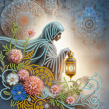 Load image into Gallery viewer, Diamond Painting - Partial Special Shaped - Flower Light Tour (30*30CM)

