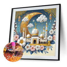 Load image into Gallery viewer, Diamond Painting - Partial Special Shaped - Flower Castle (30*30CM)
