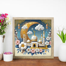 Load image into Gallery viewer, Diamond Painting - Partial Special Shaped - Flower Castle (30*30CM)
