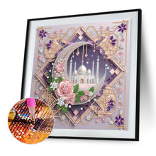 Load image into Gallery viewer, Diamond Painting - Partial Special Shaped - Framed Painting Crescent Moon (30*30CM)
