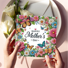 Load image into Gallery viewer, 6pcs DIY Diamond Art Greeting Cards 5D Rhinestone Arts Greetings Birthday Card
