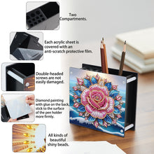 Load image into Gallery viewer, Acrylic Special Shape Diamond Painting Pencil Holder Desktop Ornaments Organizer
