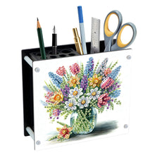 Load image into Gallery viewer, Acrylic Special Shape Diamond Painting Pencil Holder Desktop Ornaments Organizer
